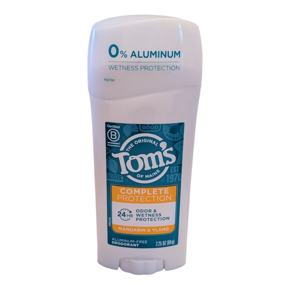 Tom's of Maine Complete Protection Mandarin‎ & Ylang Aluminum-Free Deodorant